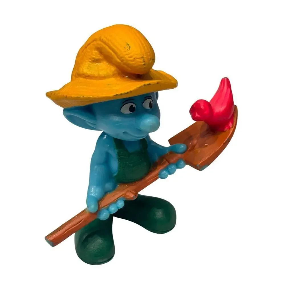 Farmer Smurf 2011 McDonald’s Happy Meal 3” PVC Figure